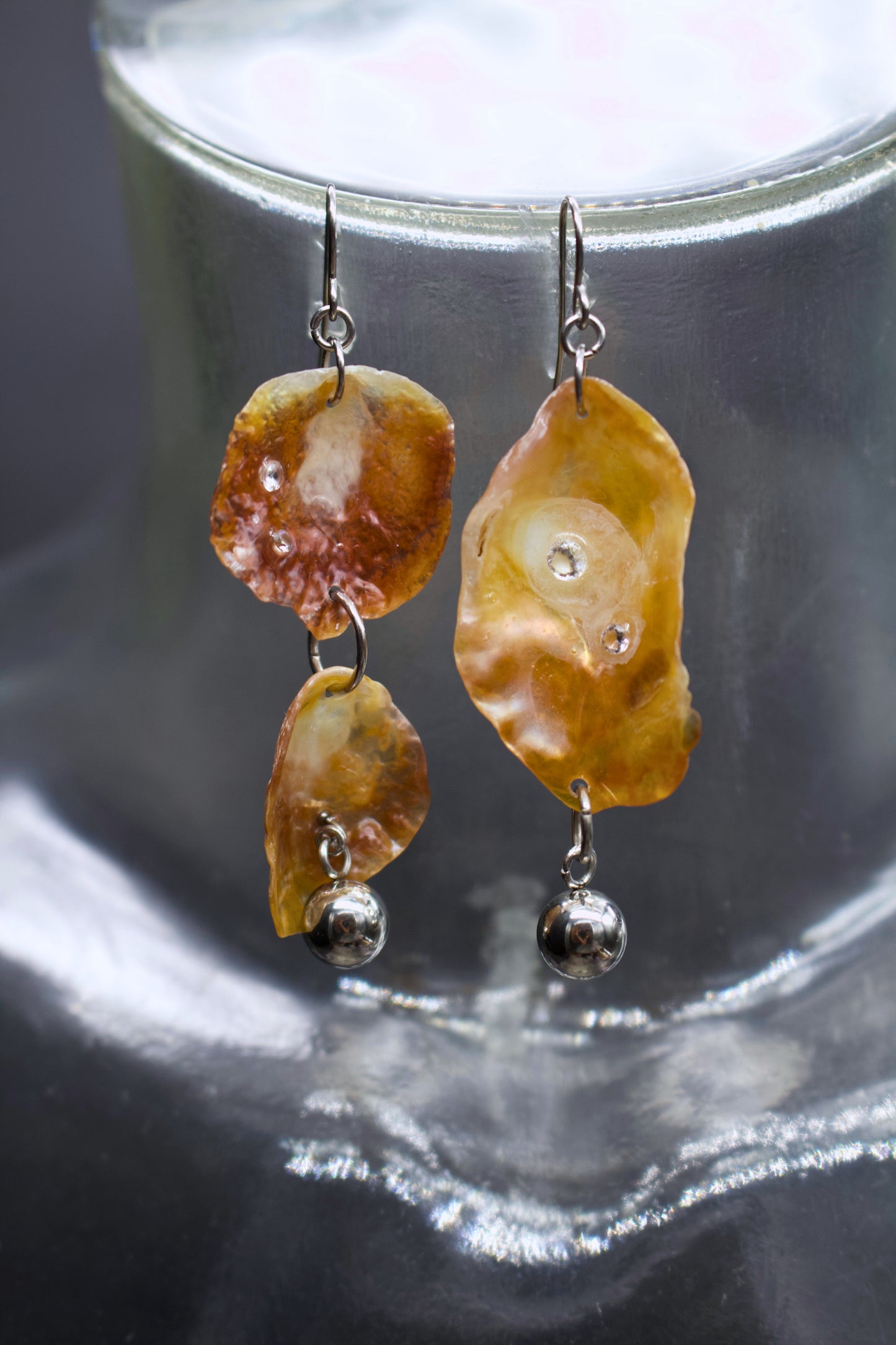 Shell n Bling Earrings